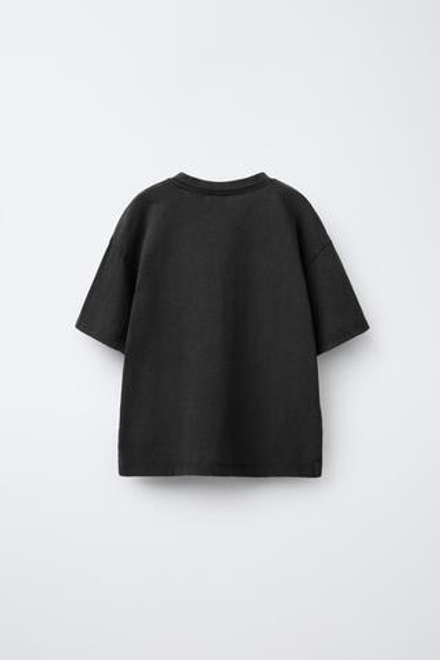 ZARA ФУТБОЛКА С ПРИНТОМ BLINK 182 ©, ТЕМНЫЙ АНТРАЦИТ