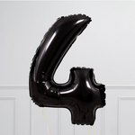 F 40"/102 см Цифра "4", Черный, 1 шт.