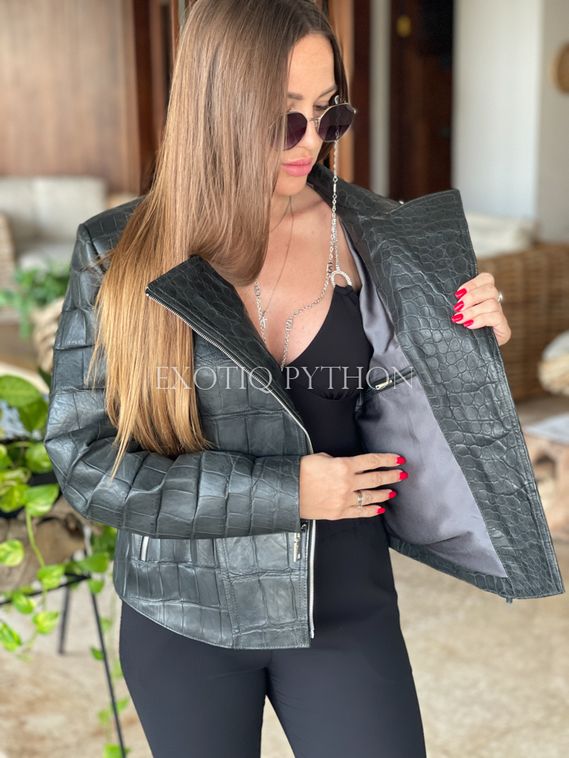 Куртка из кожи крокодила JT-92