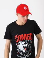 Бейсболка САМБО красная