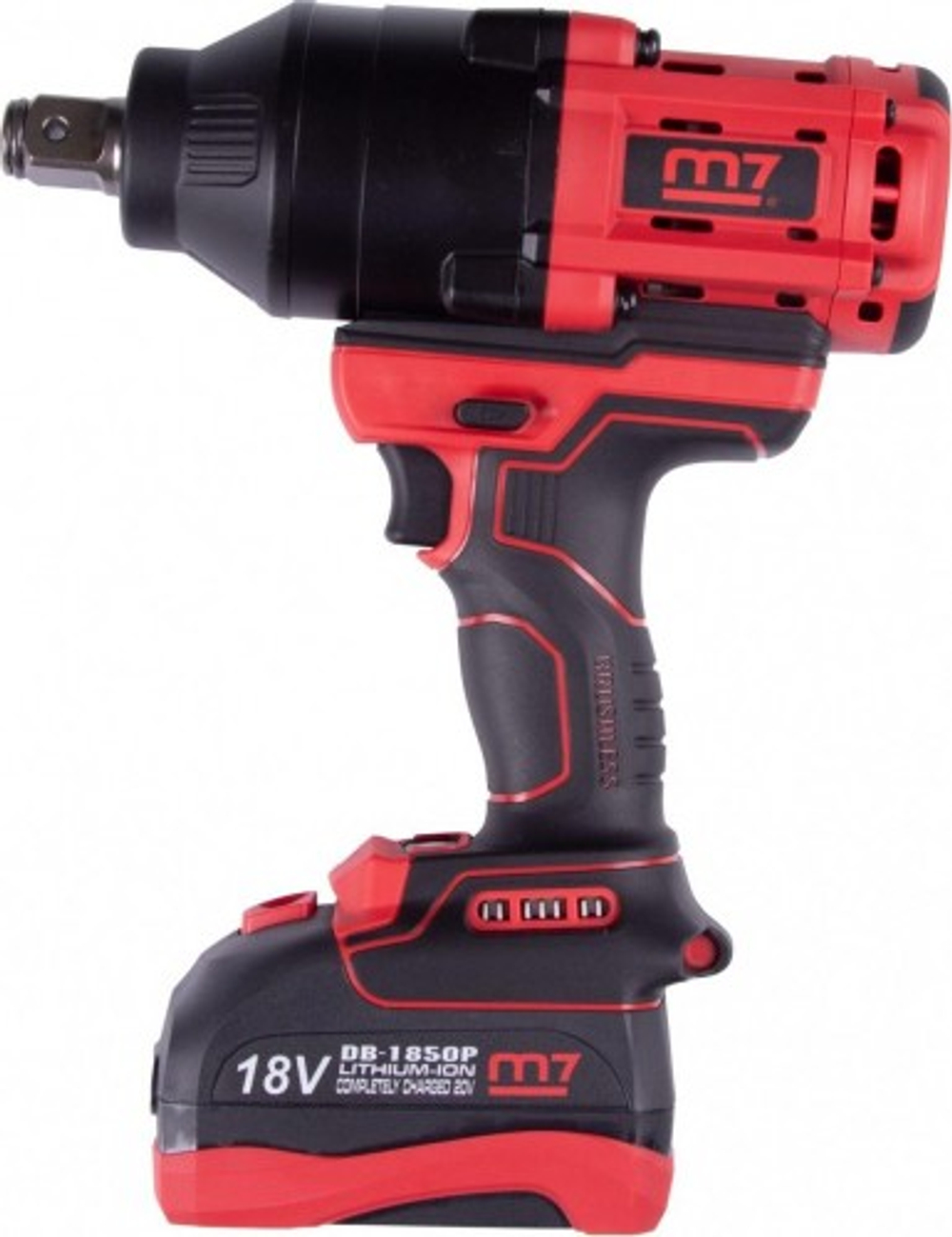 Гайковерт аккумуляторный MIGHTY SEVEN DW-601A ударный 4 предмета, кейс