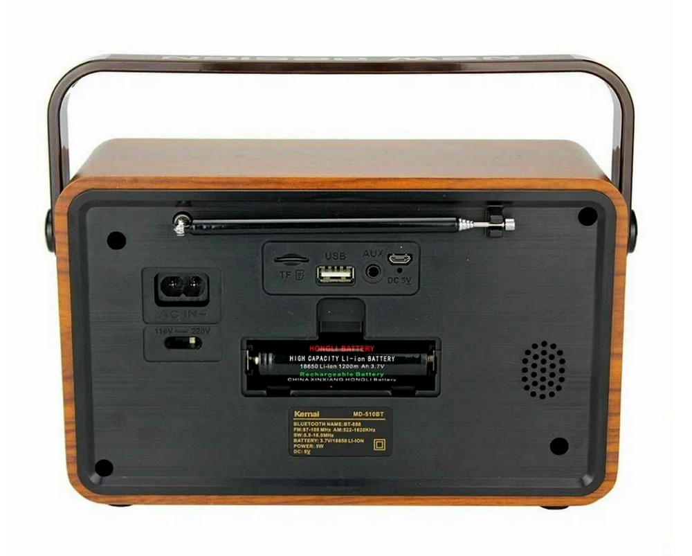 Радиоприемник в стиле ретро с Mp3 плеером и Bluetooth MD-511BT
