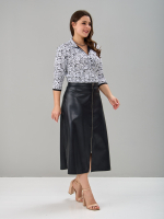 Блузка БЛ-015/белый-зебра