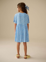 Платье для девочки Next AC6-239, Голубой, Белый