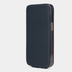 Чехол для iPhone 13 Mini из натуральной кожи теленка, цвета синий