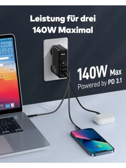 Сетевое зарядное устройство Базеус 140w. Блок питания