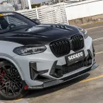 Карбоновая губа переднего бампера для BMW X3M F97 Рестайлинг / X4M F98 Рестайлинг 2022+ БМВ
