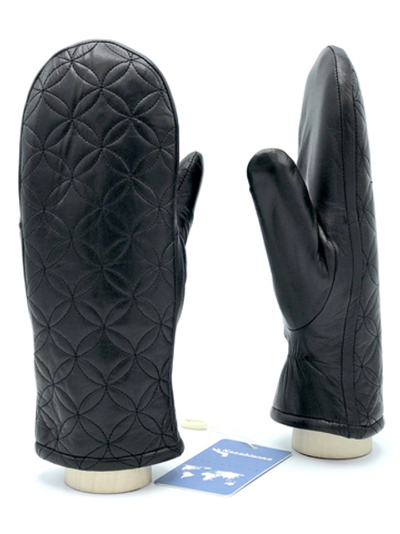 Варежки женские на натуральном меху