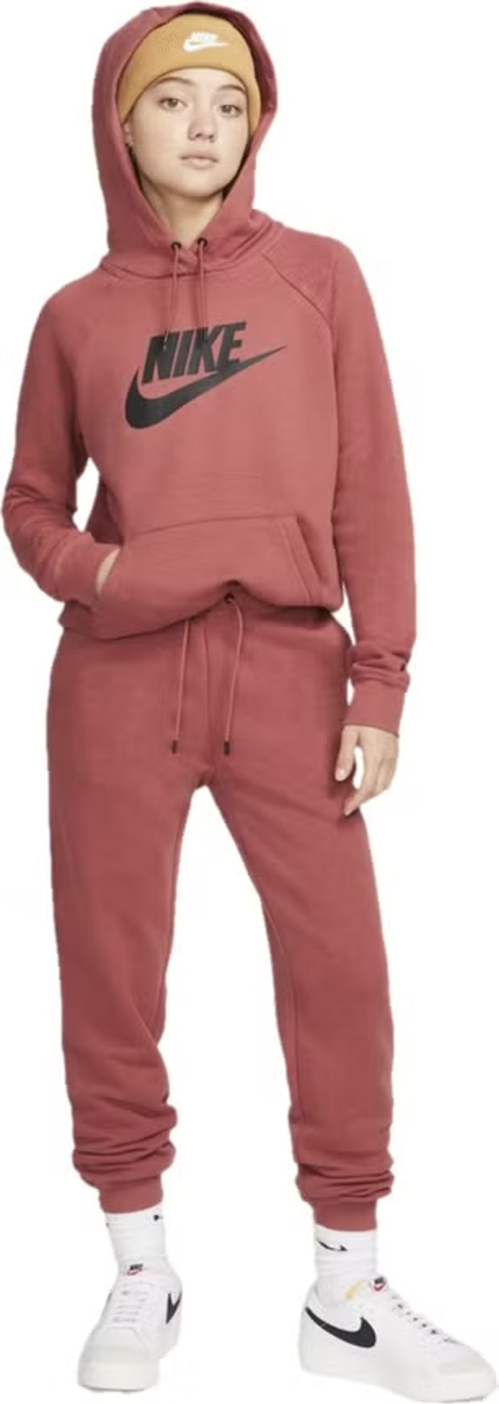 DX2319-691 Толстовка Nike W NSW ESSNTL HOODIE PO HBR