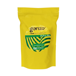 Презервативы Ganzo Ultra thin, ультратонкие, латекс, 18 см, 100 шт