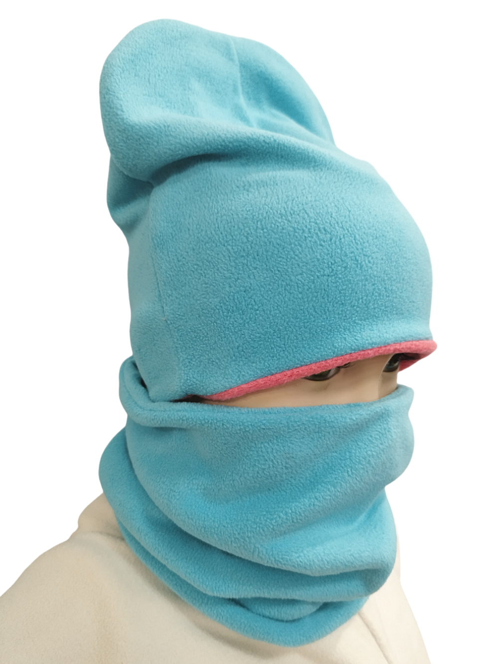 4014 Шапка и снуд флис в ассортименте (54-56)