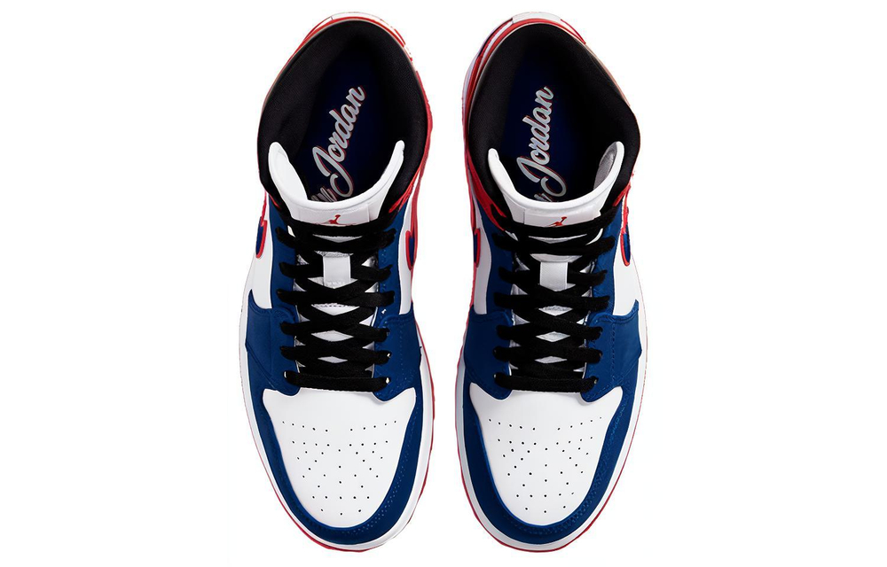 Jordan 1 Mid 'Multi-Color Swoosh'