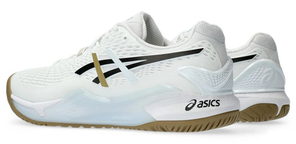 Мужские кроссовки теннисные Asics Gel-Resolution 9 BOSS- white/black