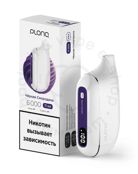 Plonq MAX 6000 ЧЕРНАЯ СМОРОДИНА