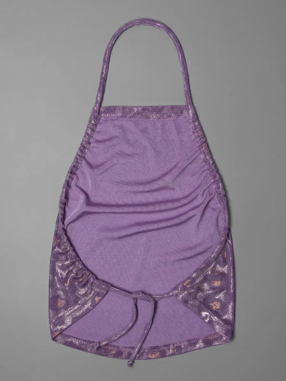 Летний топ для девочки на завязках