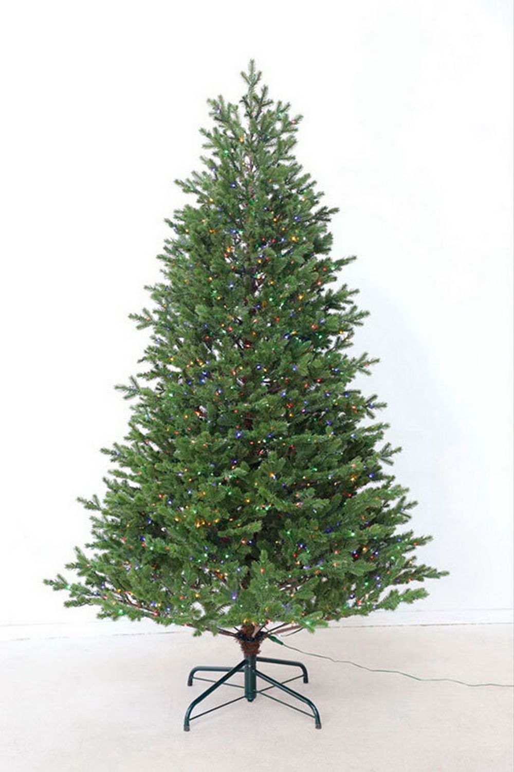 Елка с гирляндой встроенной 2в1 «Meribel» (Литая хвоя) 180 см / 1,8 м