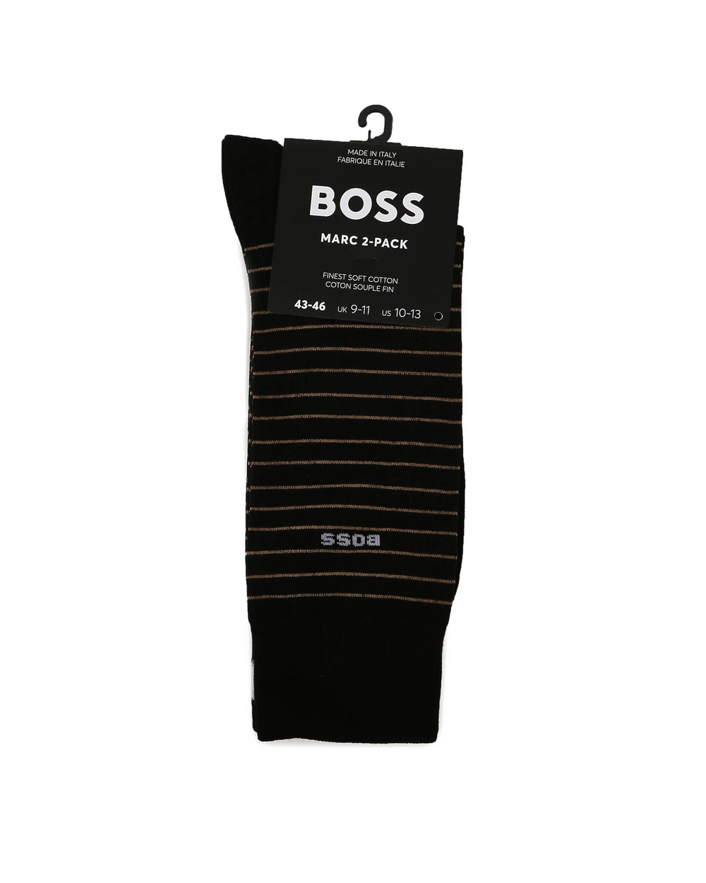 носки 2 пары marc BOSS BLACK - черный(50467722)