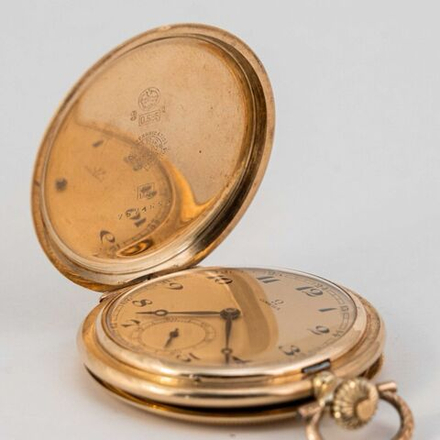 Винтаж: Золотые карманные часы “OMEGA”
