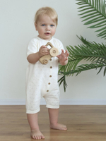 Песочник вязаный из хлопка, Крем