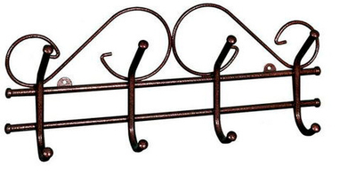Вешалка "АЖУР 4" 485*200*75 мм. антик (39726) Не заказывать