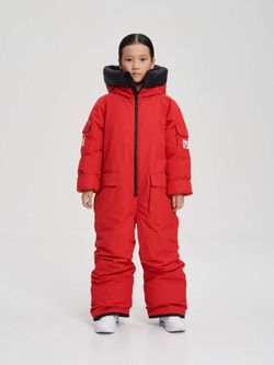 Комбинезон детский пуховый BASK kids YETI красный
