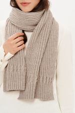 8424 Шарф женский (бежевый)