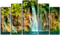 Модульная картина "Горный водопад"