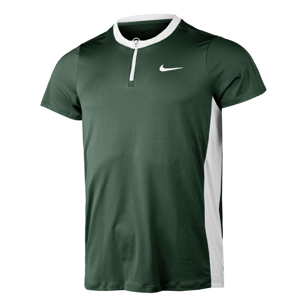 Мужское теннисное поло Nike Court Dri-Fit Polo Men - Green, White