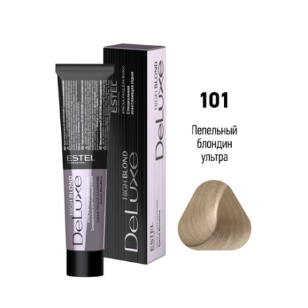 101 краска для волос, пепельный блондин ультра / DE LUXE HIGH BLOND 60 мл