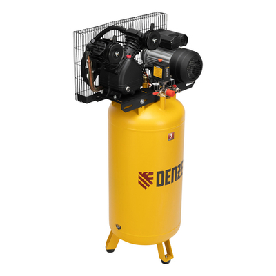 Компрессор поршневой ременной BCV2200/100V. ременный . 2.3 кВт. 100 литров. 440 л/мин Denzel
