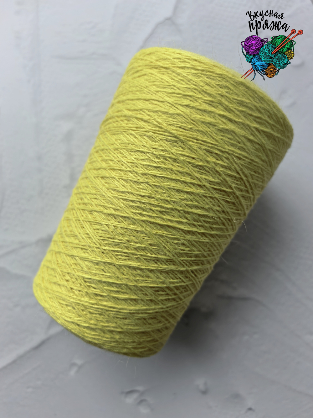 Ангора70%,нейлон30% - 100гр/700м - 300гр - желтый