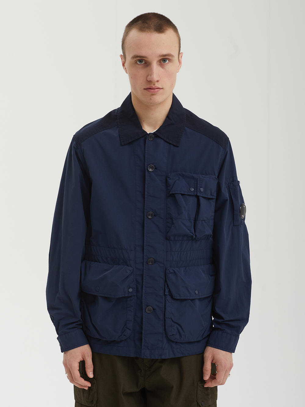Мужская Куртка Flatt Nylon Mixed Button Lens