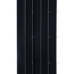 Global  STYLE PLUS 500 4 секции радиатор биметаллический боковое подключение (цвет cod.07 grigio scuro opaco mettalizzato 2748 (черный))