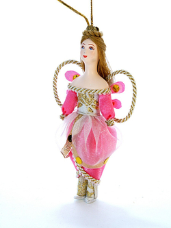 Кукла-подвеска сувенирная фарфоровая Фея цветов