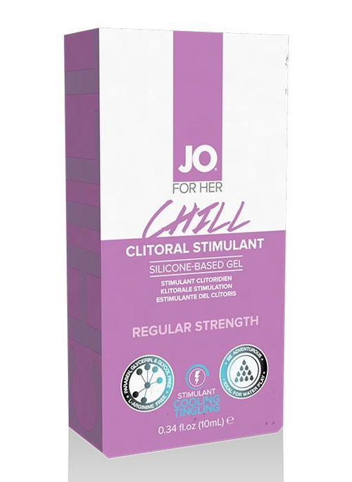Возбуждающий гель System JO CLITORAL CHILL, охлаждающий, 10 мл