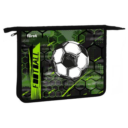 Папка для тетрадей 1 отделение А5 на молнии Forst Football team, пластик