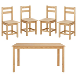 Обеденная группа, стол 120х80х75 и 4 стула 43х43х88