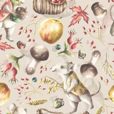 Мышата и осень(главный) беж