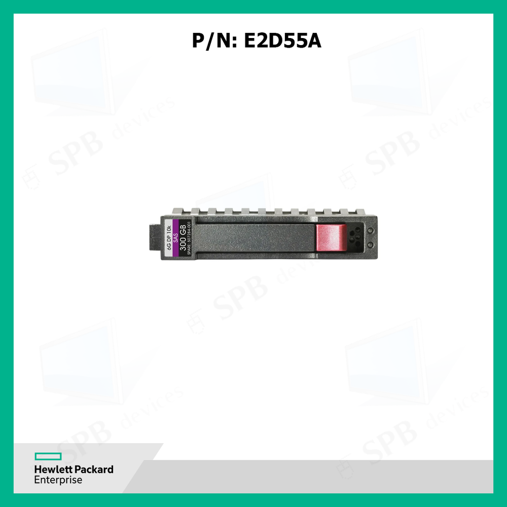 Жесткий диск HP 730709-001 HPE MSA 300GB 6G SAS 10K 2.5 DP ED E2D55A