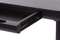 Письменный стол с ящиком Salmon 128х50 см, черный