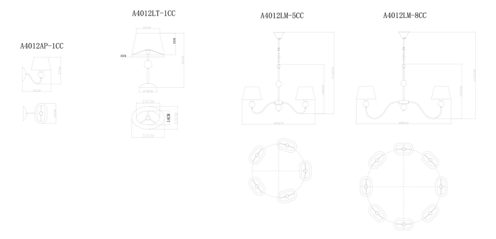 Бра Arte Lamp Turandot A4012AP-1CC
