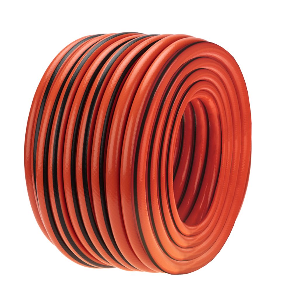 Шланг поливочный ПВХ 3-х слойный армированный 3/4" 50м Профи ЧЕТЫРЕ СЕЗОНА