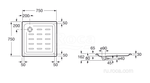 Душевой поддон Roca Easy 750х750 белый 276079000