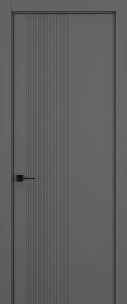 Дверь 7 VERTICAL Матовый Темно-серый