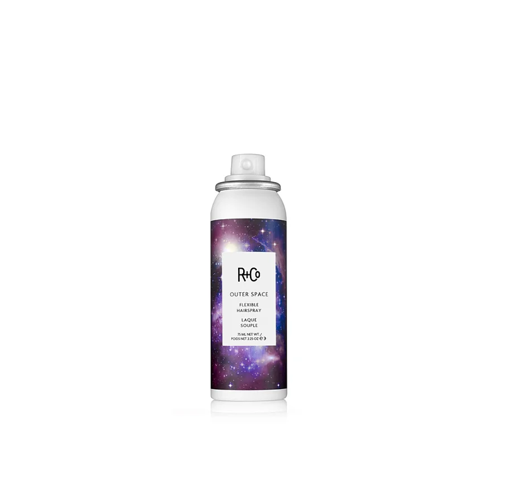 R+Co OUTER SPACE Flexible Hairspray (travel)/ГАЛАКТИКА спрей для укладки подвижной фиксации (тревел), 75мл