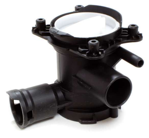 Корпус насоса в сборе с заглушкой стиральной машины BOSCH