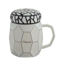 GAEM Кружка с крышкой, 500 мл, L12,5 W9 H12 см, 2в.