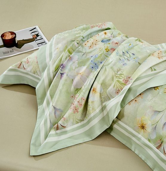 Постельное белье Asabella 2360 фланель, тенсел с хлопком