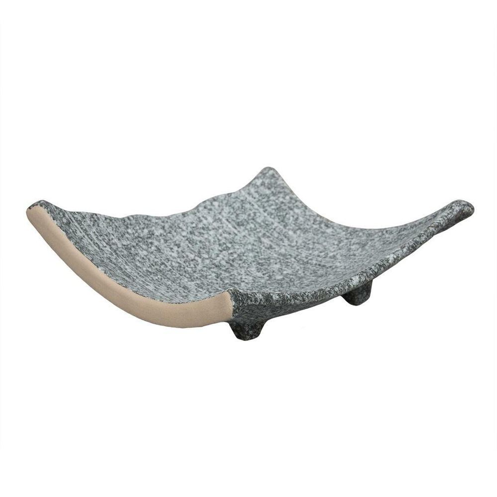 Блюдо прямоугольное 19*17 см h6,8 см Side Up4 Stone Untouched Taiga P.L. Proff Cuisine [1]