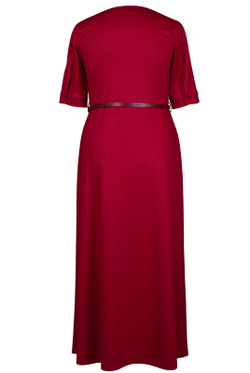 Платье женское 1076Аа, блеск бордо #359ББо051076Аа